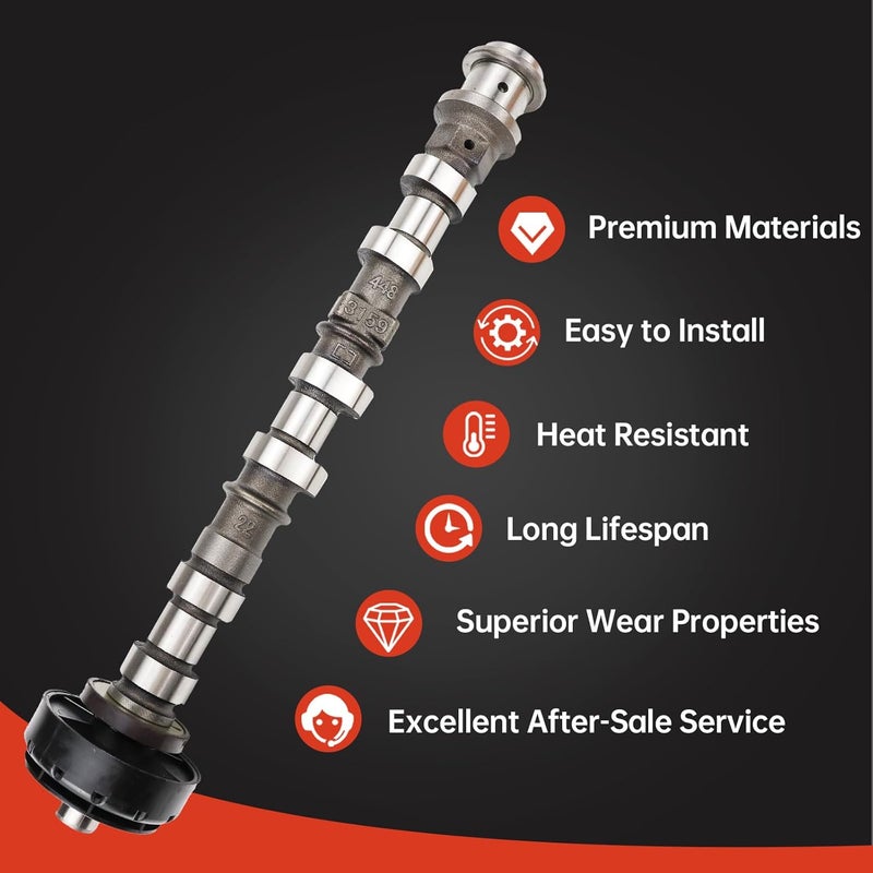 USTAR Right Side Exhaust Camshaft for Jeep, Dodge, Chrysler & Ram 3.6L V6 Models 05184378AH, 5184378AE, 5184378AF, 5184378AD, 5184378AG - Image 4